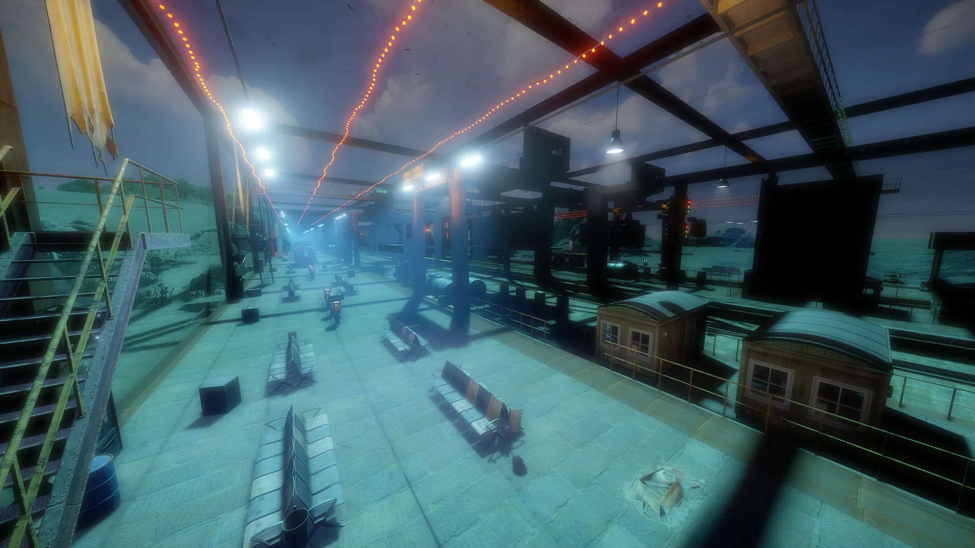 Underwater Train Station