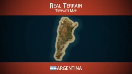 Argentina Template Map