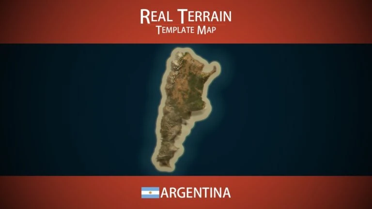 Argentina Template Map