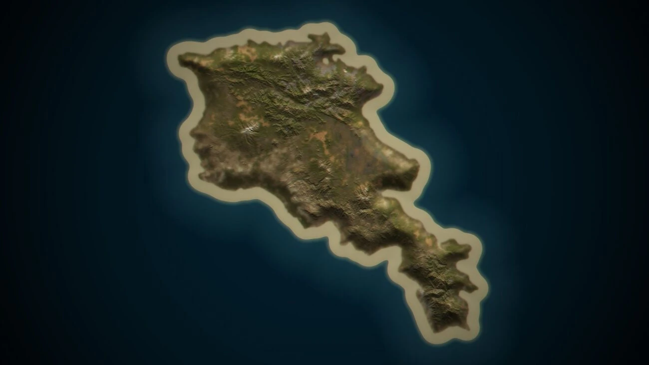 Armenia Template Map screenshot 1
