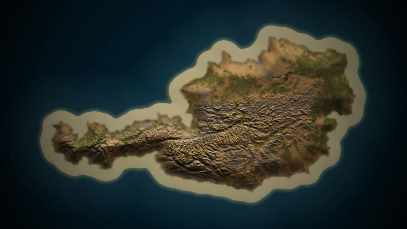 Austria Template Map screenshot 1