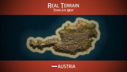 Austria Template Map