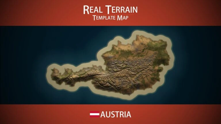 Austria Template Map