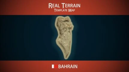 Bahrain Template Map