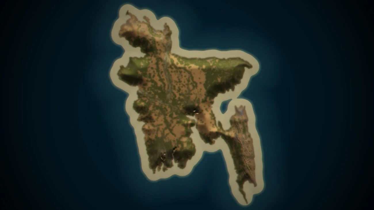 Bangladesh Template Map screenshot 1